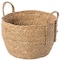 Vintiquewise Decorative Round Wicker Woven Rope Storage Blanket Basket with Braided Handles - Medium QI003835.M - alternate 5